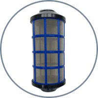 Big Blue Edelstahlgewebe Filtereinsatz in 150µ -  auswaschbar. 