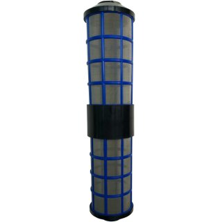 20" Zoll Aquintos Big Blue Wasserfilter mit einem Edelstahl Filtervlies in 150µ- auswaschbar