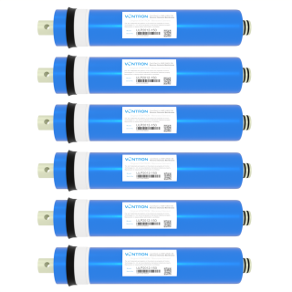6 x Aquintos Membrane 150 GPD Vontron für Umkehrosmoseanlagen mit 10" x 2"