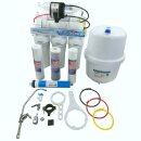 Umkehrosmose 5 Stufen 1 Wege Hahn 8 Liter Permeatpumpe Biokeramikfilter