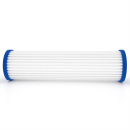 Aquintos Lamellenfilter Faltenfilter 10 x 2,5 Zoll 5 Micron aus Cellulose