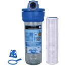 Wasserfilter Wasserfiltergeh&auml;use 10 Zoll - 1 Zoll IG (3-teilig)