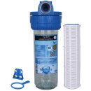 Wasserfilter Wasserfiltergehäuse 10 Zoll - 1 Zoll IG (3-teilig)