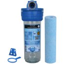 Wasserfilter Wasserfiltergehäuse 10 Zoll - 1 Zoll IG (3-teilig)