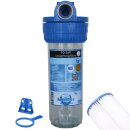 Wasserfilter Wasserfiltergehäuse 10 Zoll - 1 Zoll IG (3-teilig)