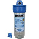 Wasserfiltergehäuse 10 Zoll - 1/2 Zoll Innengewinde Wandhalter Ohne Filterkerze