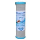 Wasserfiltergeh&auml;use 10 Zoll - 1/2 Zoll Innengewinde Wandhalter &amp; Filterschl&uuml;ssel Aktivkohlefilter 10 &micro;