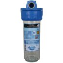 Wasserfiltergehäuse 10 Zoll - 3/4 Zoll Innengewinde Wandhalter & Filterschlüssel Ohne Filterkerze