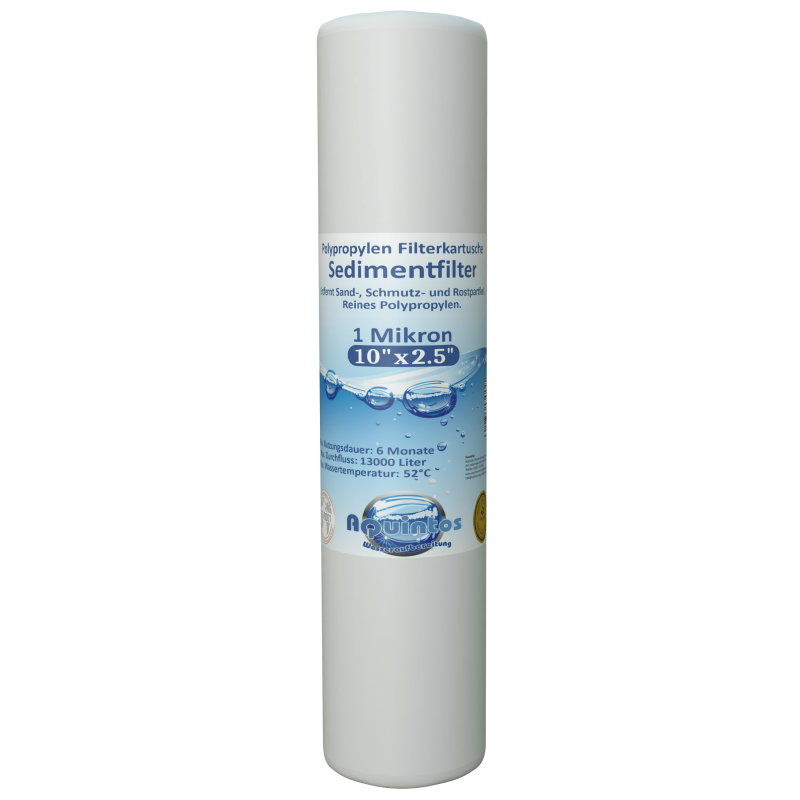 Filtri Acqua Italia Filterkartusche mit gewickeltem Draht 10 Zoll Micron 1 Polypropylen Sedimente Set 6 Stück Filtri Acqua Italia Filterkartusche mit gewickeltem Draht 10 Zoll Micron 1 Polypropylen Sedimente Set 6 Stück