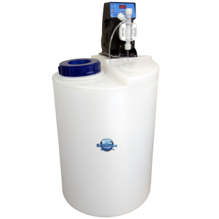 AquinDos Flex 01-15 Dosieranlage Dosiersystem mit 60L Chemikalienbeh&auml;lter - Kontaktwasserz&auml;hler DN20 - Niveauregeleinheit