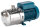 Aquintos HMK 204E PRO Horizontale mehrstufen Kreiselpumpe - Blockpumpe aus Edelstahl AISI 316L für Trinkwasser Prozesswasser Osmose und VE- Wasser