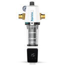 Aquintos automatik Rückspülfilter mit Druckminderer und Manometer RDXA 1 - 10 bar 1"Zoll - DN25 Hauswasserfilter Hauswasserstation