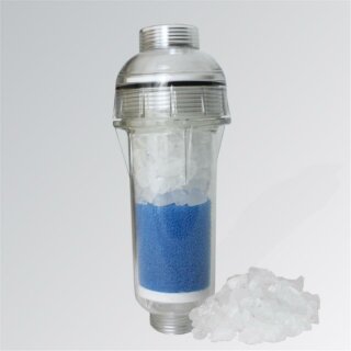 Waschmaschine - Sp&uuml;lmaschine 2in1 Kalk Wasserfilter Polyphosphat Kristallwasserfilter 3/4 Zoll