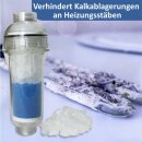 Waschmaschine - Spülmaschine 2in1 Kalk Wasserfilter Polyphosphat Kristallwasserfilter 3/4 Zoll