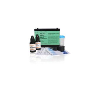 Sulfit Sulfite Wassertest Wasserprobe Reagenz zur Kontrolle von Dosierlösungen Kesselwasser Speisewasser mit Sulfit SO3 Behandlung