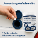 DuoDes Travel zur Wassertankdesinfektion 10 x 20g Tablette für Camping Caravan Reisemobile und Wohnmobil