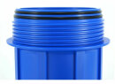 Big Blue Filtergehäuse Trinkwasserfilter 10 x 4,5 Zoll mit 1 1/2 Zoll IG 2 O-Ringe Filterschlüssel + Wandhalter