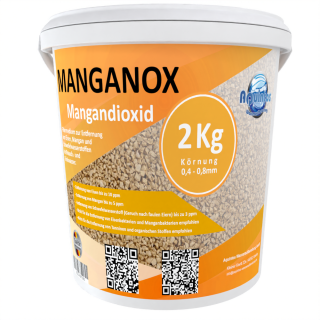Mangandioxid Granulat 0,4-0,8mm Körnung- Entfernung von Eisen,Mangan,Schwefelwasserstoff