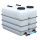 PE-Lagerbehälter 1100 Liter - Für frische und gebrauchte Öle, Kühlmittel und Betonzusatzmittel