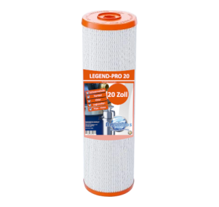 Aquintos LEGEND-PRO20 Schadstoff Chlor und Schwermetalle Kombifilter 20 Zoll