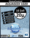 Aquintos OsmoControl 1020 AQUASEDI Sand, Rost, Mikroplastik, Schwebeteilchen, Sedimentfilter in 10 Zoll - 20 Mikron