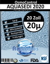 Aquintos OsmoControl 205 AQUASEDI Sand, Rost, Mikroplastik, Schwebeteilchen, Sedimentfilter in 20 Zoll - 20 Mikron