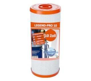Aquintos LEGEND-PRO10 Schadstoff Chlor und Schwermetalle Kombifilter 10 Zoll