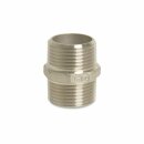 Doppelnippel 6-kant mit beidseitigem AG Edelstahl 1"  V4A DIN 2999