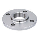 Edelstahl Gewindeflansch V4A 1" DN25 (32mm) PN 10-40 DIN2566/EN1092-1 Typ13