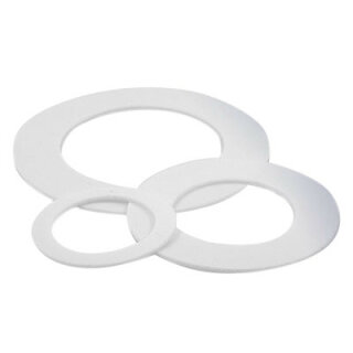 PTFE Dichtung für Edelstahl Gewindeflansch V4A 1" DN25 (32mm)