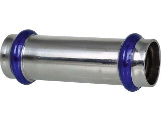 Schiebemuffe Edelstahl V4A, V-Kontur 22 mm Durchmesser