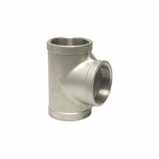 T-Stück 5/4" Innengewinde Edelstahl V4A