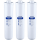 AQUAPHOR Crystal Wasserfilter Set K2 - K3 - K7 Aktivkohle Wasserfilter Kohleblock mit Keimsperre und Mikrofiltration bis 0,8 Mikrometer