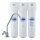AQUAPHOR Crystal HA TRIO Trinkwasserfilter mit 1 Wege Wasserhahn Wasserenthärter mit Keimsperre Mikrofiltration bis 0,8 Mikrometer