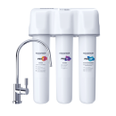AQUAPHOR ECO PRO H TRIO Trinkwasserfiltersystem mit 1 Wege Wasserhahn Wasserenthärter mit Keimsperre und Ultrafiltration