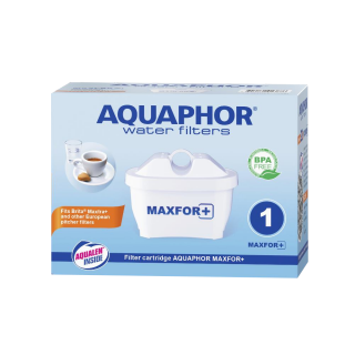 AQUAPHOR MAXPHOR+ Wasserfilter-Kartusche Filterkartusche 1er Pack für AQUAPHOR Time, Armethyst, Jasper, Onyx, Compact