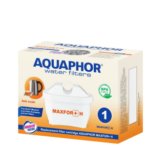 AQUAPHOR MAXPHOR+ H Filterkartusche Wasserfilter mit EXTRA KALKSCHUTZ AQUALEN für Tischwasserfilter