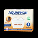 AQUAPHOR MAXPHOR+ H Filterkartusche Wasserfilter 1er Pack mit EXTRA KALKSCHUTZ AQUALEN für Tischwasserfilter