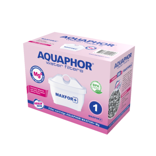 AQUAPHOR MAXPHOR+ MG Filterkartusche Trinkwasserfilter mit AQUALEN und Magnesium + für Tischwasserfilter