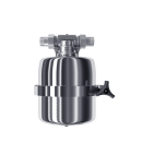 AQUAPHOR Viking Mini Edelstahl-Filtergehäuse für heißes und kaltes Wasser aus 100% V4A für industrielle und private Anwendungen mit 3/4"AG