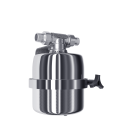 AQUAPHOR Viking Mini Edelstahl-Filtergehäuse für heißes und kaltes Wasser aus 100% V4A für industrielle und private Anwendungen mit 3/4"AG