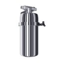 AQUAPHOR Viking Midi 300 Edelstahl-Filtergehäuse für heißes und kaltes Wasser aus 100% V4A für industrielle und private Anwendungen mit 3/4"AG