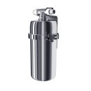 AQUAPHOR Viking Midi 300 Edelstahl-Filtergehäuse für heißes und kaltes Wasser aus 100% V4A für industrielle und private Anwendungen mit 3/4"AG
