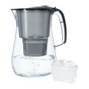 Tischwasserfilter AQUAPHOR ONYX 4,2 L in schwarz Trinkwasserfilter mit MAXPHOR+ Wasserfilter-Kartusche