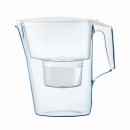 Tischwasserfilter AQUAPHOR TIME 2,5l Trinkwasserfilter mit 3 x MAXPHOR+ Wasserfilter-Kartusche für 200 Liter gefiltertes Wasser