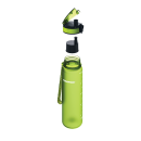 AQUAPHOR Wasserfilter-Trinkflasche CITY  Grün 0,5L mit Aktivkohle-Wasserfilter aus Kokosnussschalen für 150 Liter gefiltertes Trinkwasser