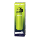 AQUAPHOR Wasserfilter-Trinkflasche CITY  Grün 0,5L mit Aktivkohle-Wasserfilter aus Kokosnussschalen für 150 Liter gefiltertes Trinkwasser