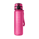 AQUAPHOR Wasserfilter-Trinkflasche CITY  Pink 0,5L mit Aktivkohle-Wasserfilter aus Kokosnussschalen für 150 Liter gefiltertes Trinkwasser