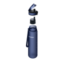 AQUAPHOR Wasserfilter-Trinkflasche CITY Dunkel-Blau 0,5L mit Aktivkohle-Wasserfilter aus Kokosnussschalen für 150 Liter gefiltertes Trinkwasser