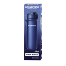 AQUAPHOR Wasserfilter-Trinkflasche CITY Dunkel-Blau 0,5L mit Aktivkohle-Wasserfilter aus Kokosnussschalen für 150 Liter gefiltertes Trinkwasser